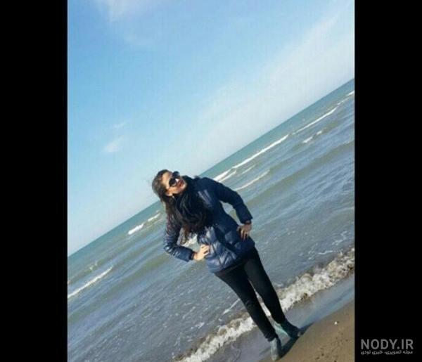 عکس خفن عکس دختر کنار ساحل برای پروفایل اینستاگرام