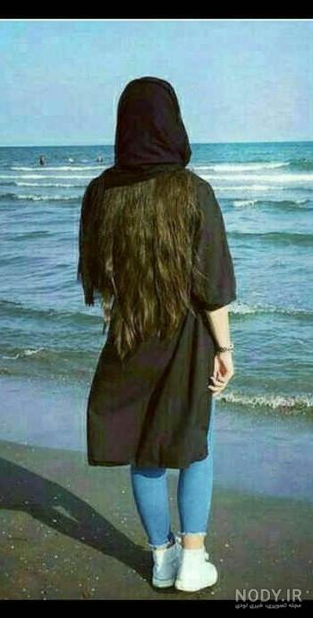 عکس خفن عکس دختر کنار ساحل برای پروفایل اینستاگرام