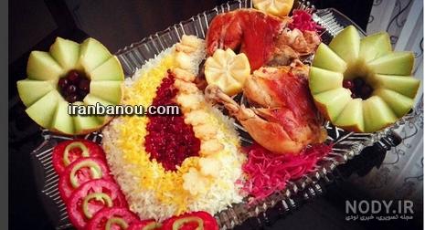 تزیین زرشک پلو با مرغ برای سفره های ایرانی