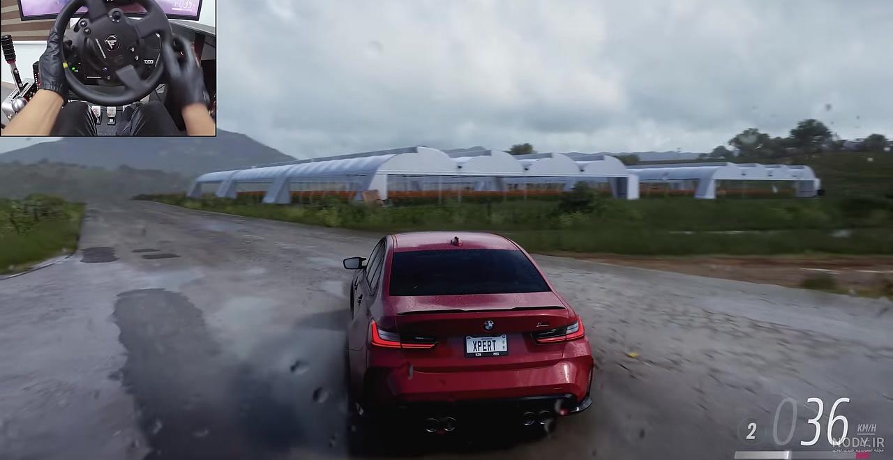 رانندگی با بوگاتی (Bugatti Chiron) با فرمون گیمینگ در فورزا