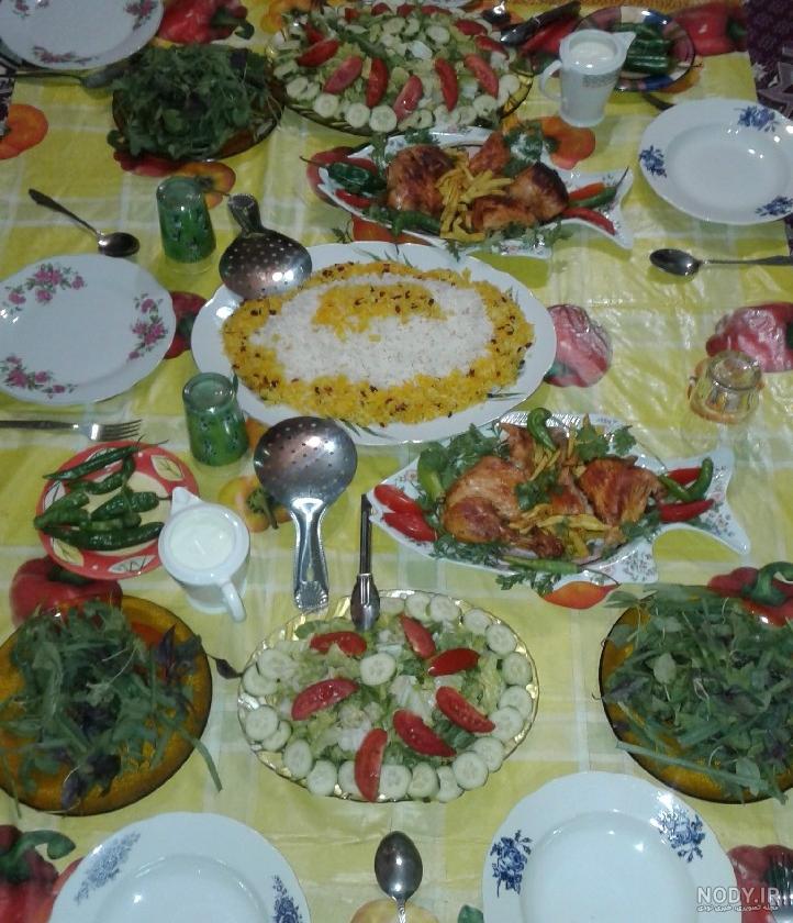 عکس سفره زرشک پلو