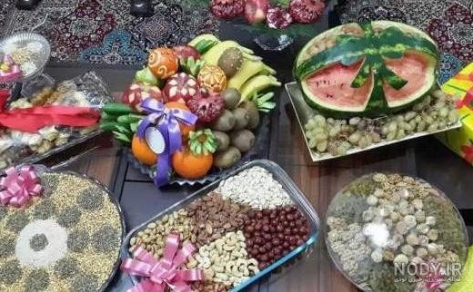 عکس سفره چله عروس