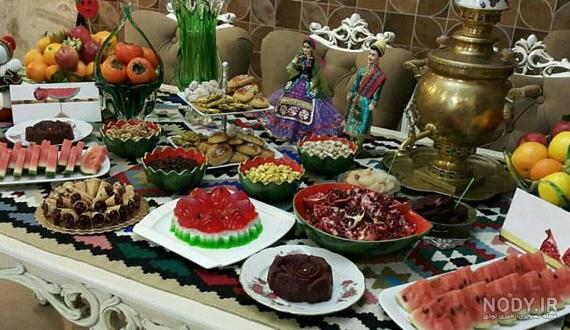 عکس سفره چله عروس
