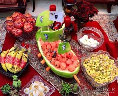 عکس وسایل شب چله عروس