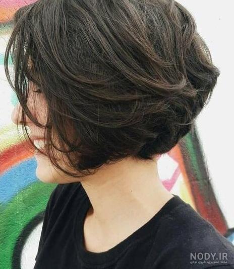 عکس دختر با موهای پسرانه