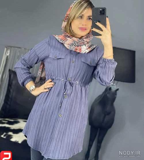 عکس مانتو نخی تابستانی جدید عکس مانتو نخی تابستانی جدید