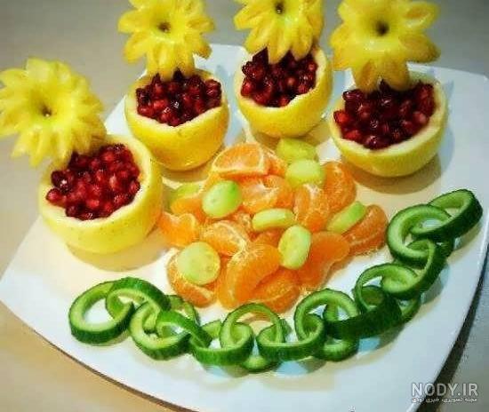 میوه آرایی تولد با انواع ایده های زیبا و خاص میوه آرایی تولد با انواع ایده های زیبا و خاص