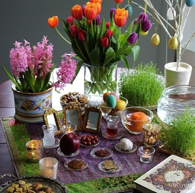 نمونه های تزیین سفره هفت سین - مجله تصویر زندگی
