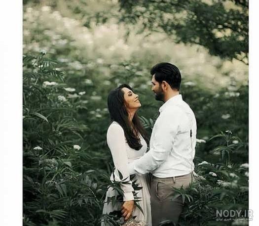 ژست عروس و داماد در آتلیه - آلبوم عکس عروسی