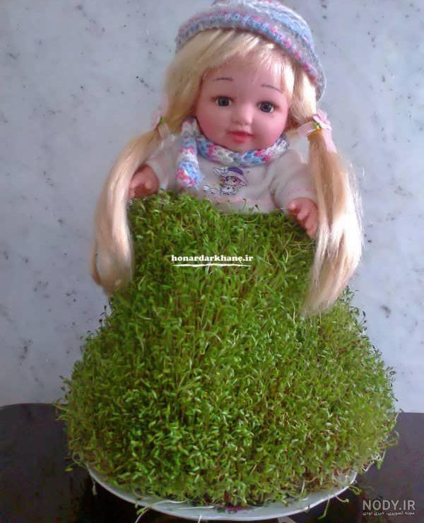 کاشت سبزه در تنگ شیشه ای | سبزه عید متفاوت و زیبا • مجله تصویر زندگی