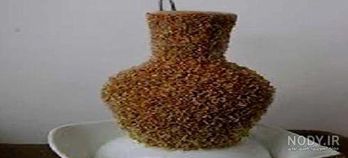 آموزش درست کردن سبزه شاهی روی کوزه برای سفره هفت سین