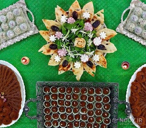 تزیین سفره عقد به سبک زیبای سنتی ایرانی + تصاویر تزیین سفره عقد به سبک زیبای سنتی ایرانی + تصاویر