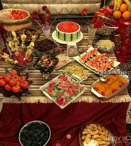 تزیین سفره غذا 1401 | تزیین سفره مهمانی | عکس سفره غذا ساده ...
