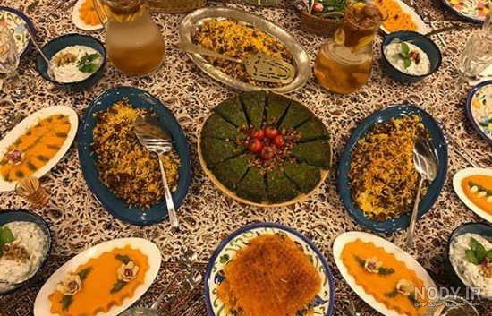 تصاویر ۱۰ مدل تزیین سفره برای مهمان شیک و جدید را ببینید + نحوه ...