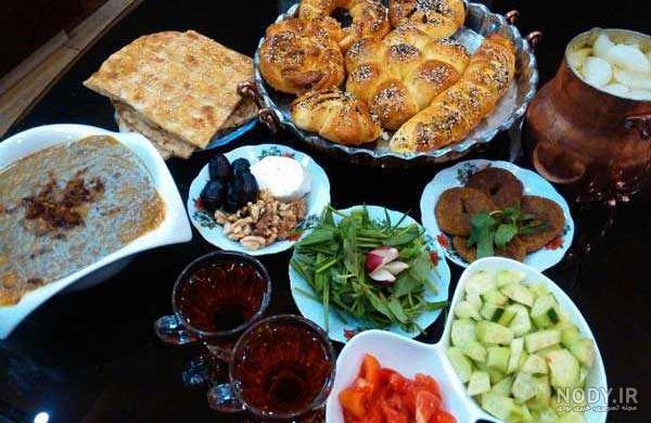 تصاویر ۱۰ مدل تزیین سفره برای مهمان شیک و جدید را ببینید + نحوه ...
