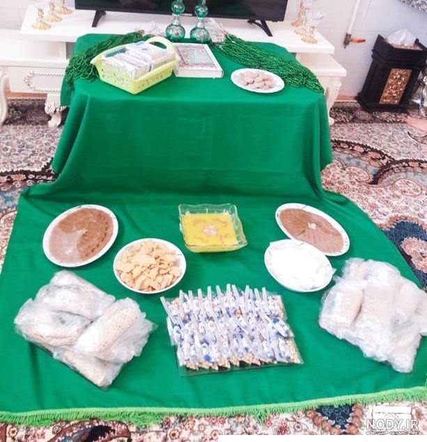 خرید و قیمت سفره صلوات دو در یک و نیم متری ریشه دوزی شده پرکار