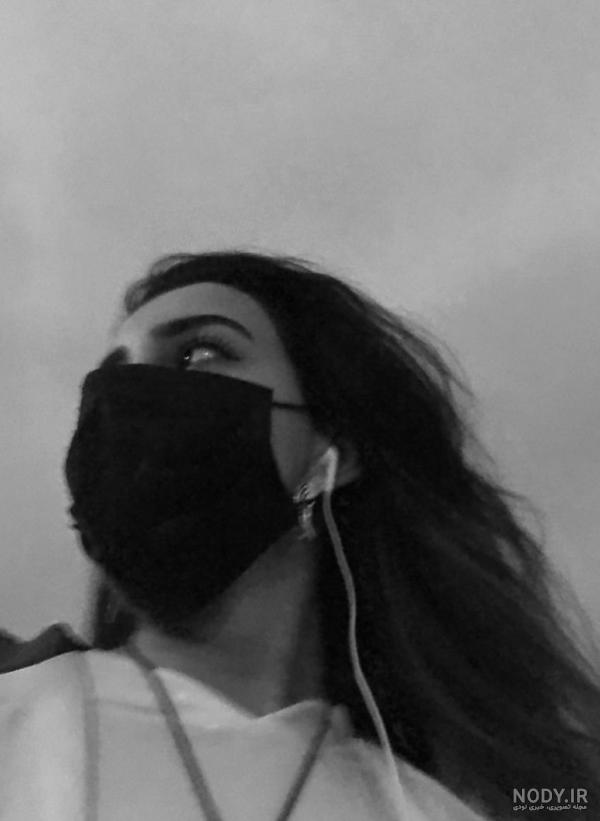 عکس دختر فیک سیاه و سفید