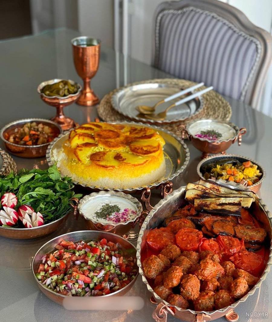 عکس سفره باکلاس
