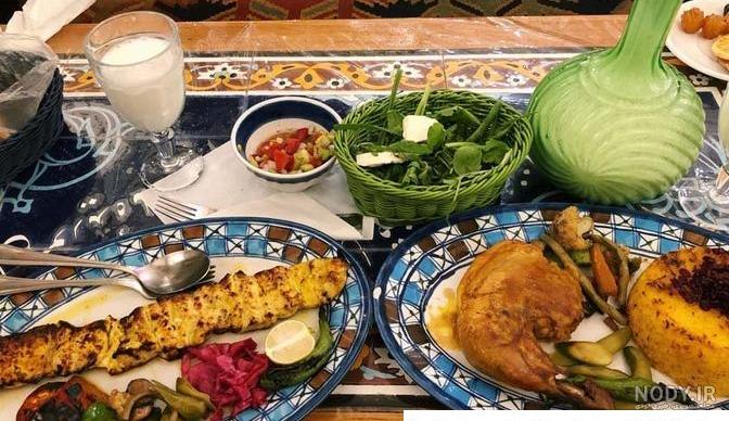 عکس سفره خانه لاکچری