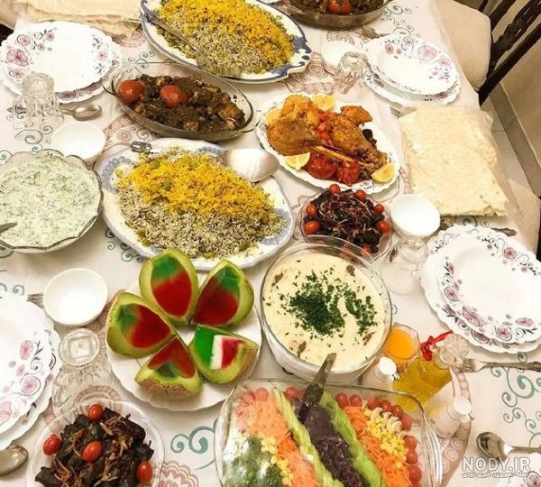 عکس سفره زیبا