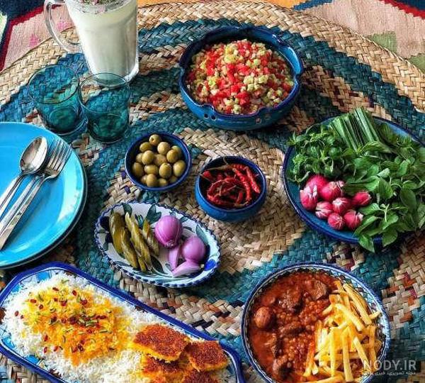 عکس سفره عید زیبا