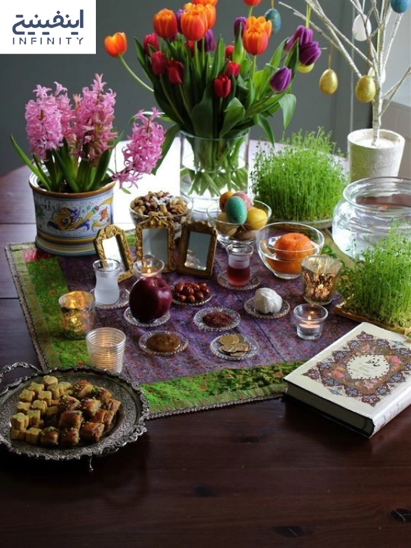 عکس سفره پارچه ای سنتی