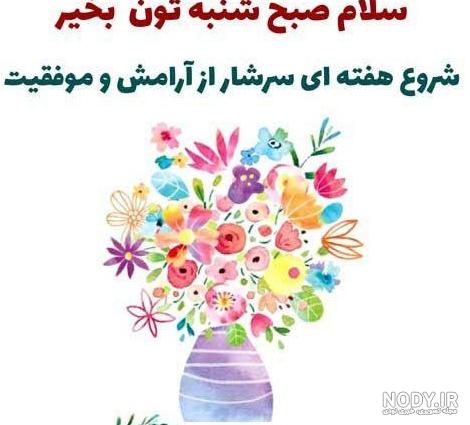 عکس صبح بخیر روز شنبه - عکس نودی