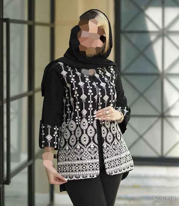 عکس مانتو سوزن دوزی