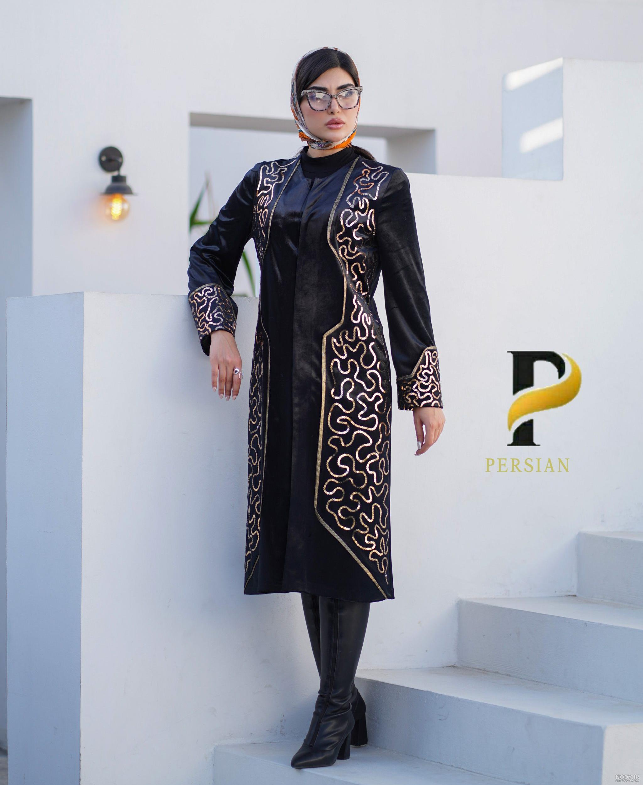 عکس مدل مانتو با خرجکار سوزن دوزی