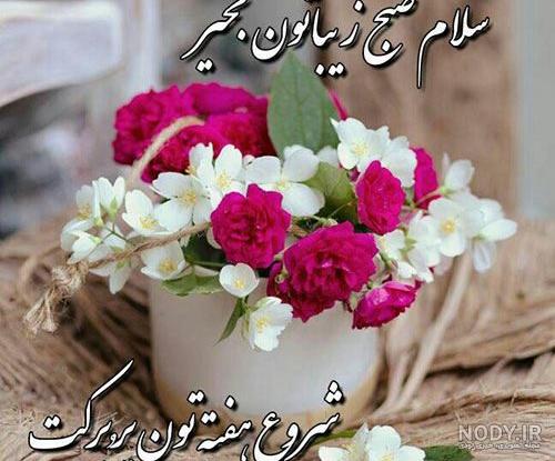عکس نوشته روز شنبه + جملات صبح بخیر اول هفته و متن های طنز شروع ...