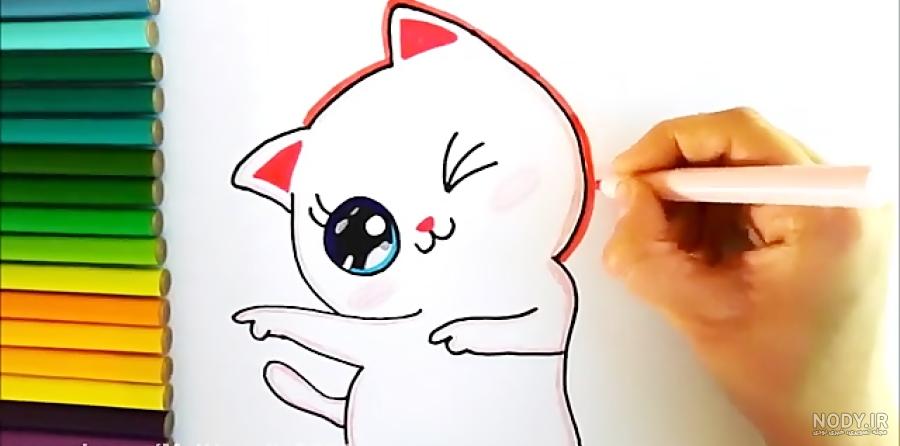 عکس گربه نقاشی عکس گربه نقاشی