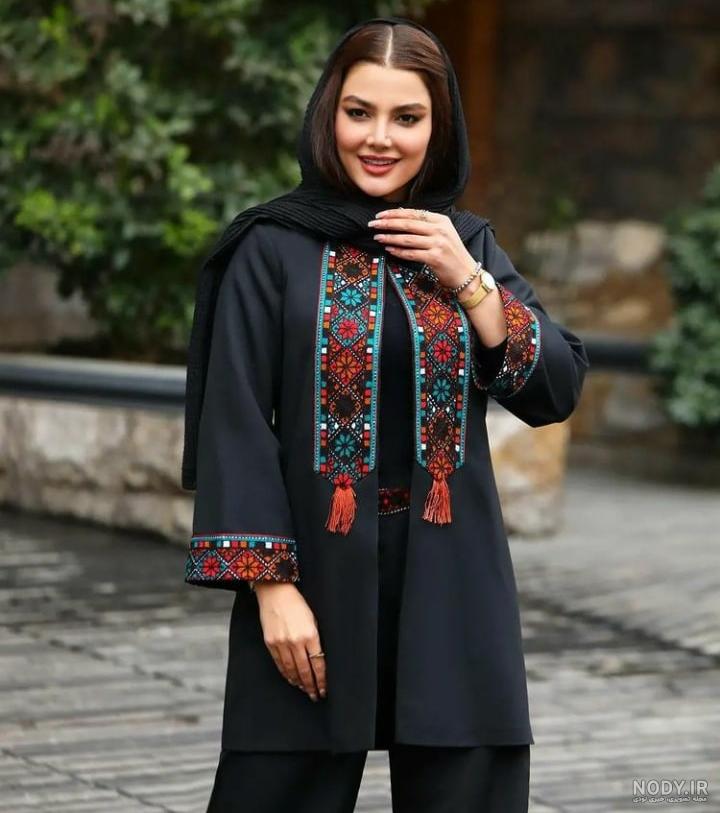 ۱۰۰ مدل مانتو سوزن دوزی ۱۴۰۳