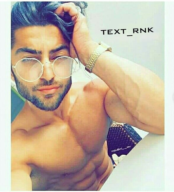 عکس فیک پسر بدنساز