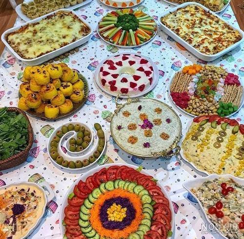 تزیین سفره افطار برای مهمانی | عکس 70 سفره افطاری شیک و مجلسی ...