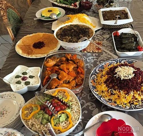تصاویر ۱۰ مدل تزیین سفره برای مهمان شیک و جدید را ببینید + نحوه ...