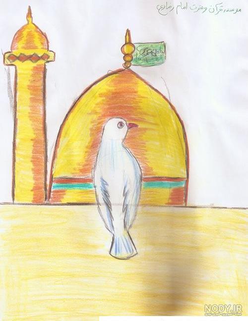 رنگ آمیزی و نقاشی کبوتر برای کودکان