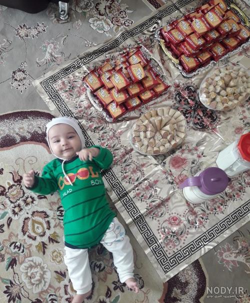 سفره حضرت علی اصغر سال ۹۸ حلوا. شله زرد | سرآشپز پاپیون