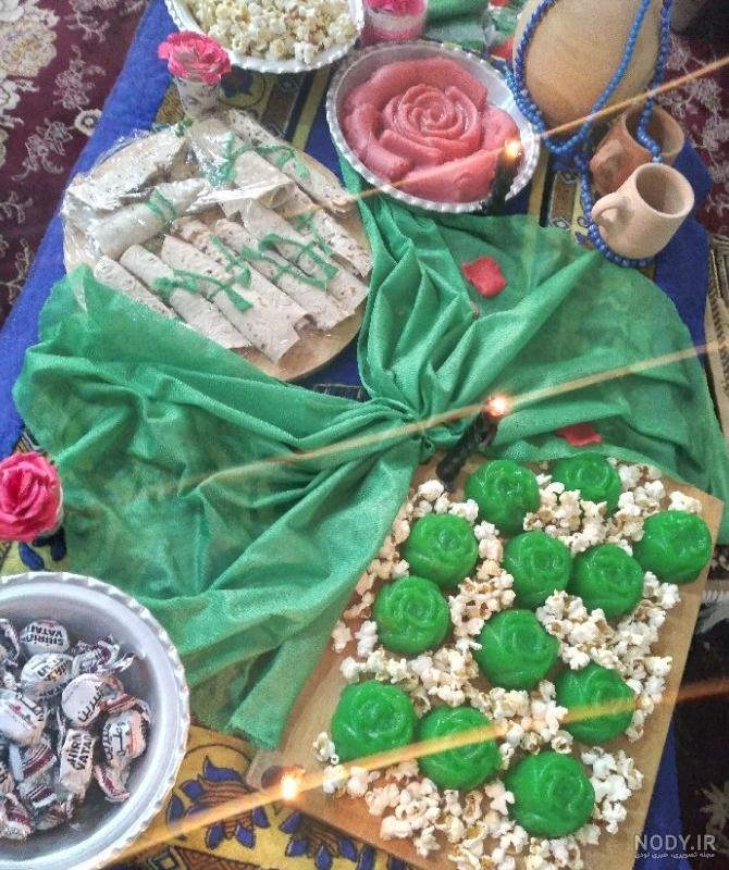 عکس سفره حضرت علی اصغر