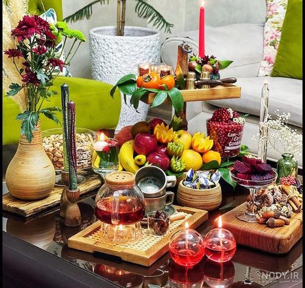 میز شب یلدا | 90 عکس چیدمان یلدایی ساده شیک مدرن و سنتی - دلبرانه میز شب یلدا | 90 عکس چیدمان یلدایی ساده شیک مدرن و سنتی - دلبرانه