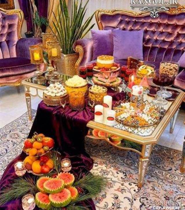 میز یلدا | 120 نمونه زیبا از تزیین میز و سفره شب یلدا میز یلدا | 120 نمونه زیبا از تزیین میز و سفره شب یلدا