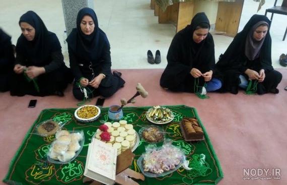 اینم از سفره ختم صلوات روزهای چهارشنبه مادرم