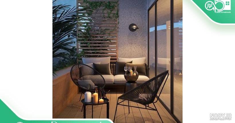 دکوراسیون بالکن های کوچک با طراحی های زیبا و دلنشین