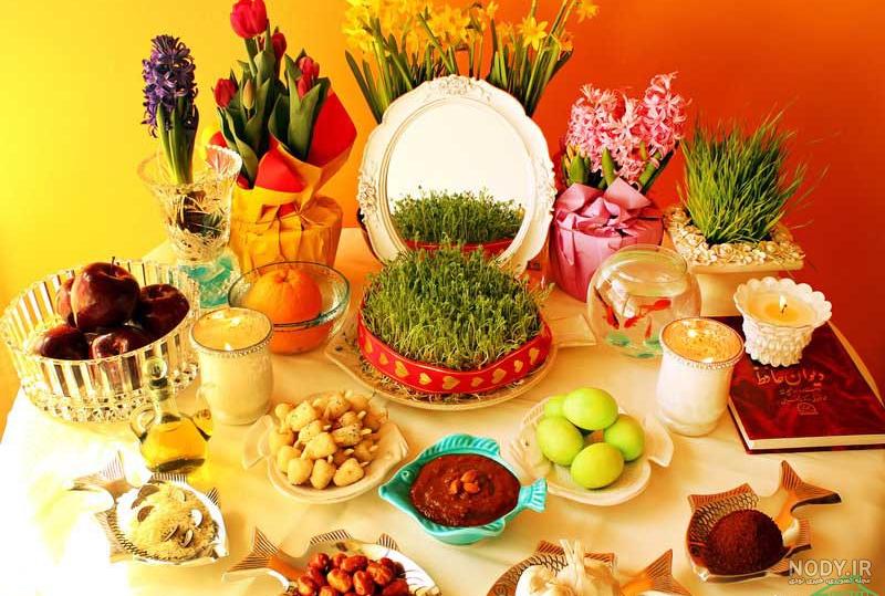 عکس سبزه و هفت سین