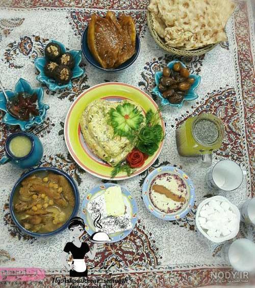 عکس سفره ساده هفت سین