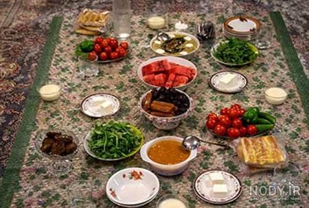 عکس سفره صلوات ساده