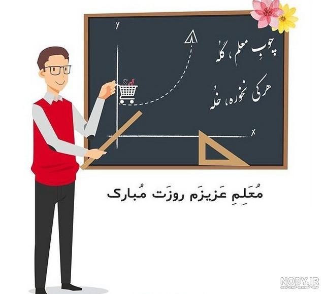 عکس نوشته تبریک روز معلم ریاضی