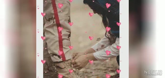 عکس نوشته دلتنگی سربازم