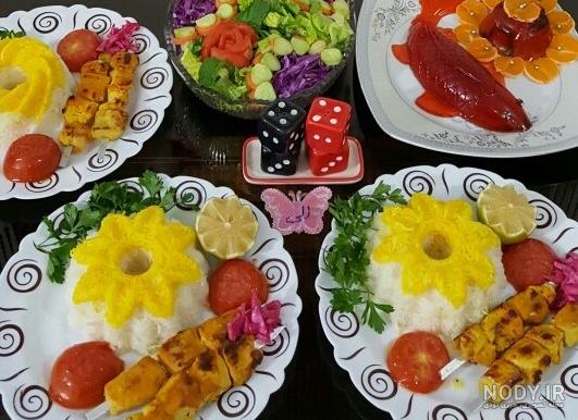 تزیین جوجه کباب 1401 به روش رستورانی خیلی زیبا و جذاب تزیین جوجه کباب 1401 به روش رستورانی خیلی زیبا و جذاب