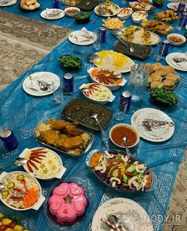 تزیین جوجه کباب خانگی با جعفری برای مهمانی + تزیین سفره کباب