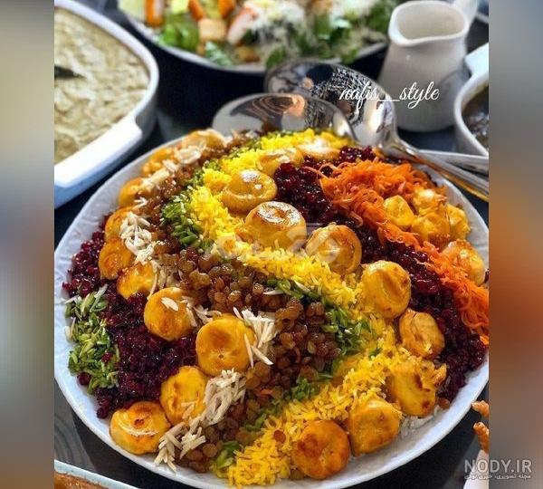 تزیین جوجه کباب خانگی با جعفری برای مهمانی + تزیین سفره کباب